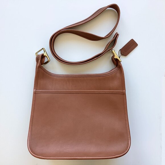 Pristine Vintage Coach 9966 Legacy zip bag British tan E1473-09966 - Picture 1 of 11